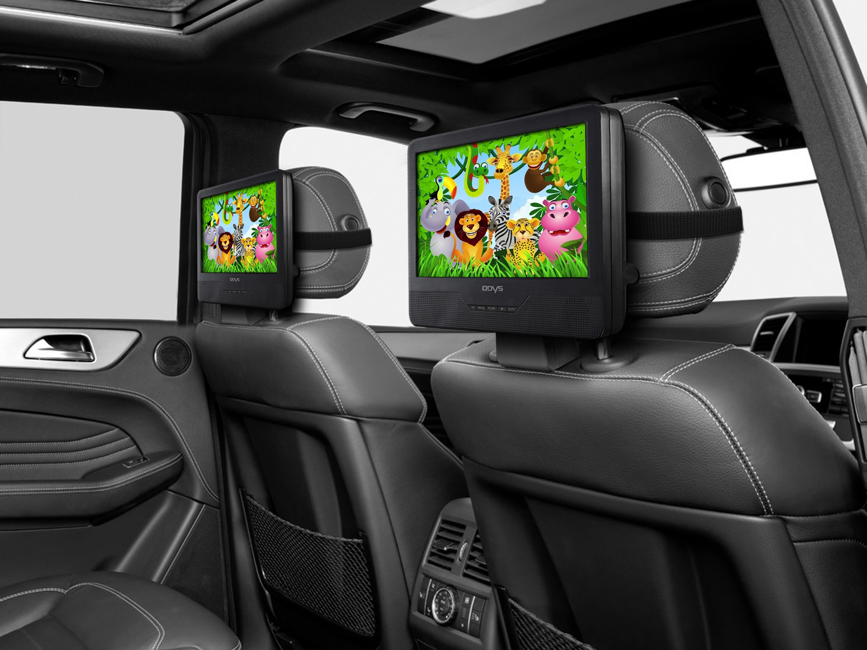 Odys Auto Monitore Entertainment System 2x9“ Schirm - kein iPad in